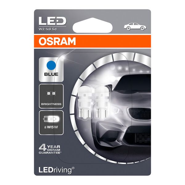Obrázek produktu LED sada pro dodatečnou montáž OSRAM 246515005 2880BL-02B W2,1x9,5d (W5W) blister (2 kusy) 246515005