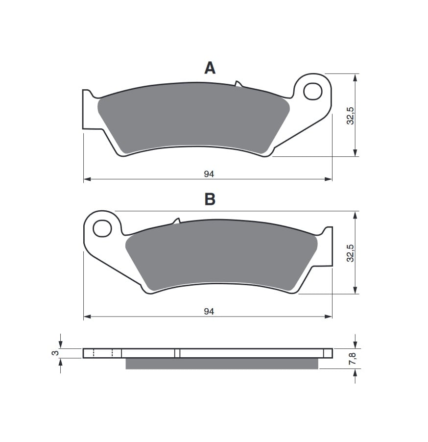 Obrázek produktu Brzdové destičky GOLDFREN 004 K5 004 K5