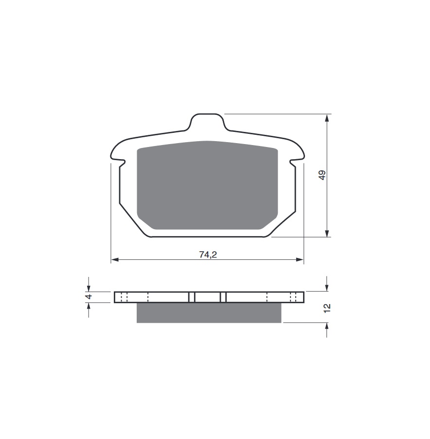 Obrázek produktu Brzdové destičky GOLDFREN 058 AD 058 AD
