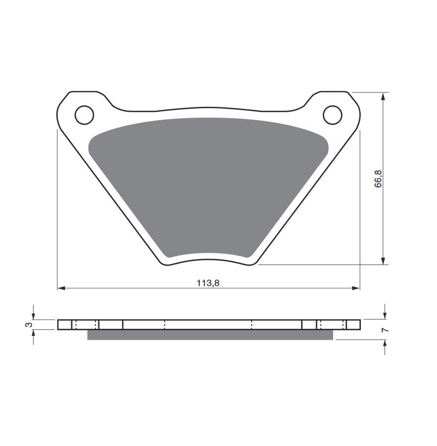 Obrázek produktu Brzdové destičky GOLDFREN 060 AD 060 AD