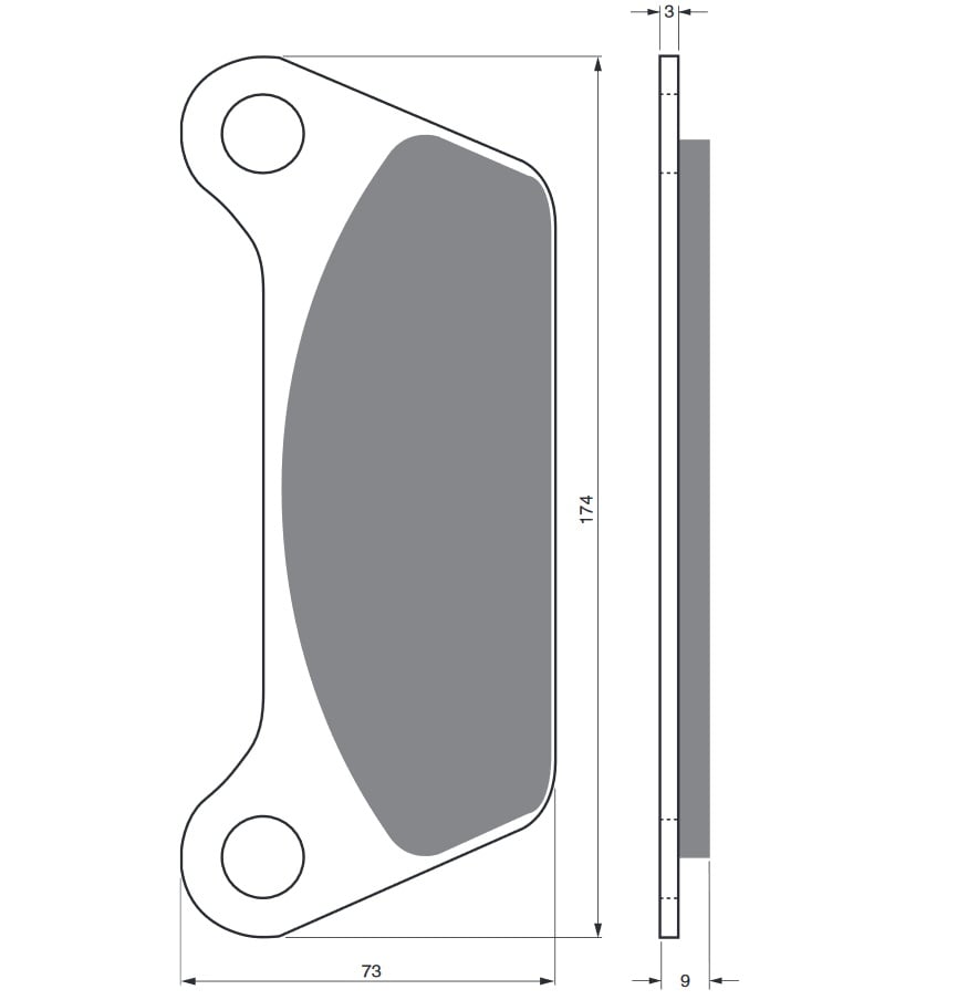 Obrázek produktu Brzdové destičky GOLDFREN 061 AD 061 AD