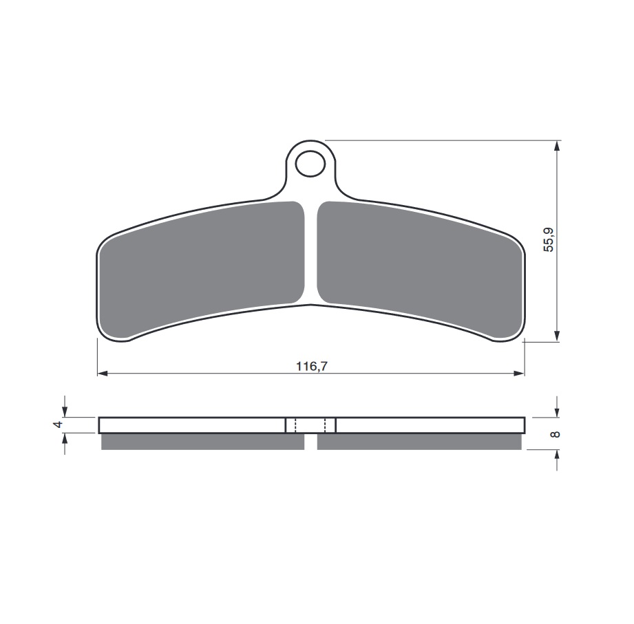 Obrázek produktu Brzdové destičky GOLDFREN 130 AD 130 AD