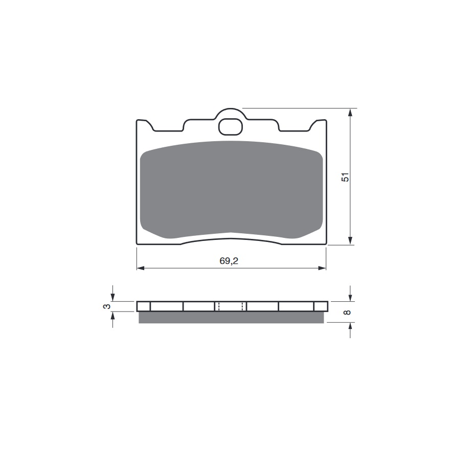 Obrázek produktu Brzdové destičky GOLDFREN 132 S3 132 S3