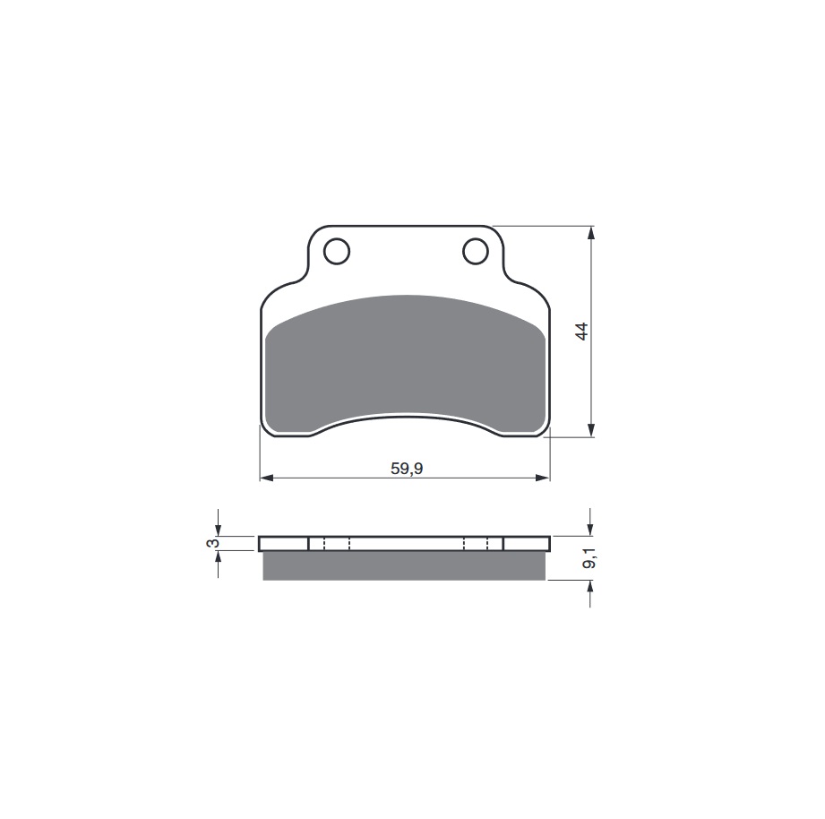 Obrázek produktu Brzdové destičky GOLDFREN 136 S3 136 S3