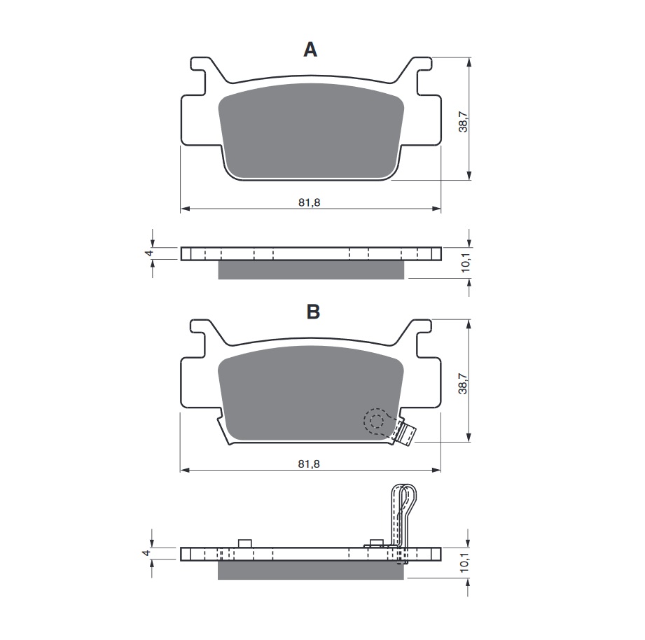 Obrázek produktu Brzdové destičky GOLDFREN 240 S3 240 S3