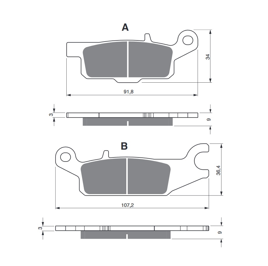 Obrázek produktu Brzdové destičky GOLDFREN 255 S3 255 S3