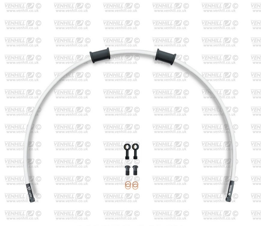 Obrázek produktu Hadice spojky Venhill POWERHOSEPLUS DUC-7004CB-WT (1 hadice v sadě) bílé hadice, černé koncovky DUC-7004CB-WT