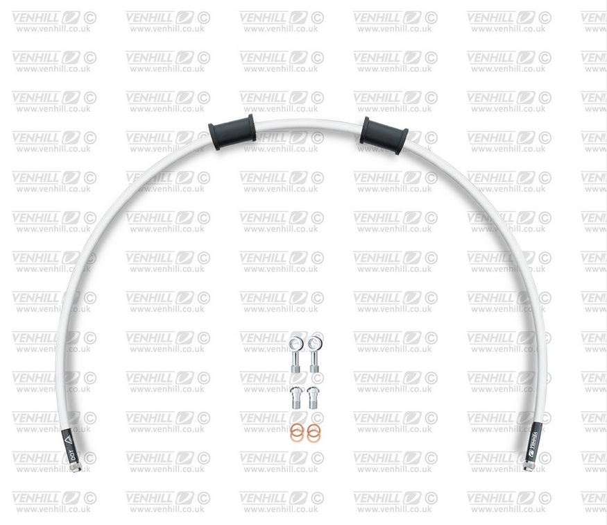 Obrázek produktu Hadice spojky Venhill POWERHOSEPLUS DUC-9019C-WT (1 hadice v sadě) bílé hadice, chromové koncovky DUC-9019C-WT