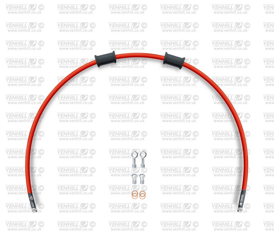 Obrázek produktu Hadice spojky Venhill POWERHOSEPLUS DUC-9019C-RD (1 hadice v sadě) červené hadice, chromové koncovky DUC-9019C-RD