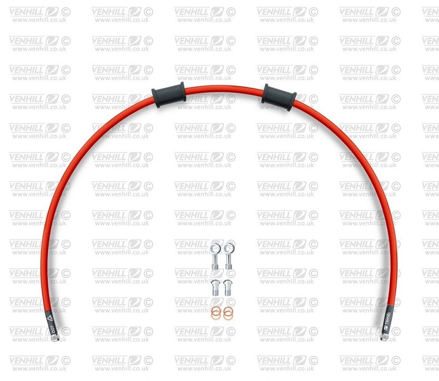 Obrázek produktu Hadice spojky Venhill POWERHOSEPLUS DUC-9022C-RD (1 hadice v sadě) červené hadice, chromové koncovky DUC-9022C-RD