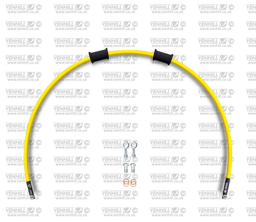 Obrázek produktu Hadice spojky Venhill POWERHOSEPLUS DUC-6002C-YE (1 hadice v sadě) žluté hadice, chromové koncovky DUC-6002C-YE