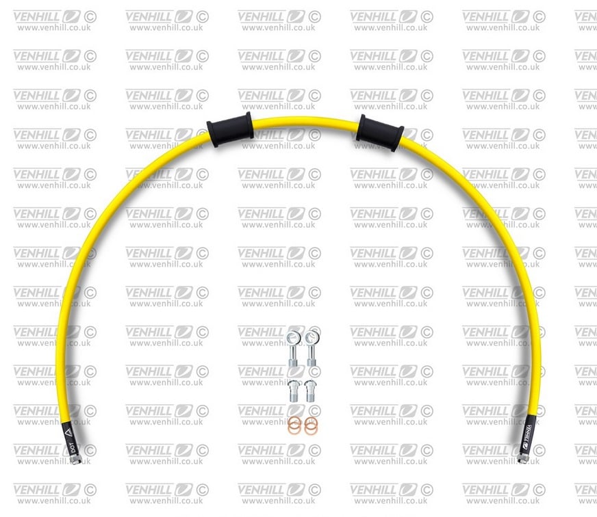 Obrázek produktu Hadice spojky Venhill POWERHOSEPLUS DUC-8001C-YE (1 hadice v sadě) žluté hadice, chromové koncovky DUC-8001C-YE