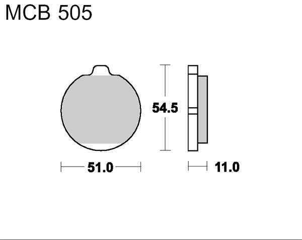 Obrázek produktu Brzdové destičky LUCAS MCB 630 organické