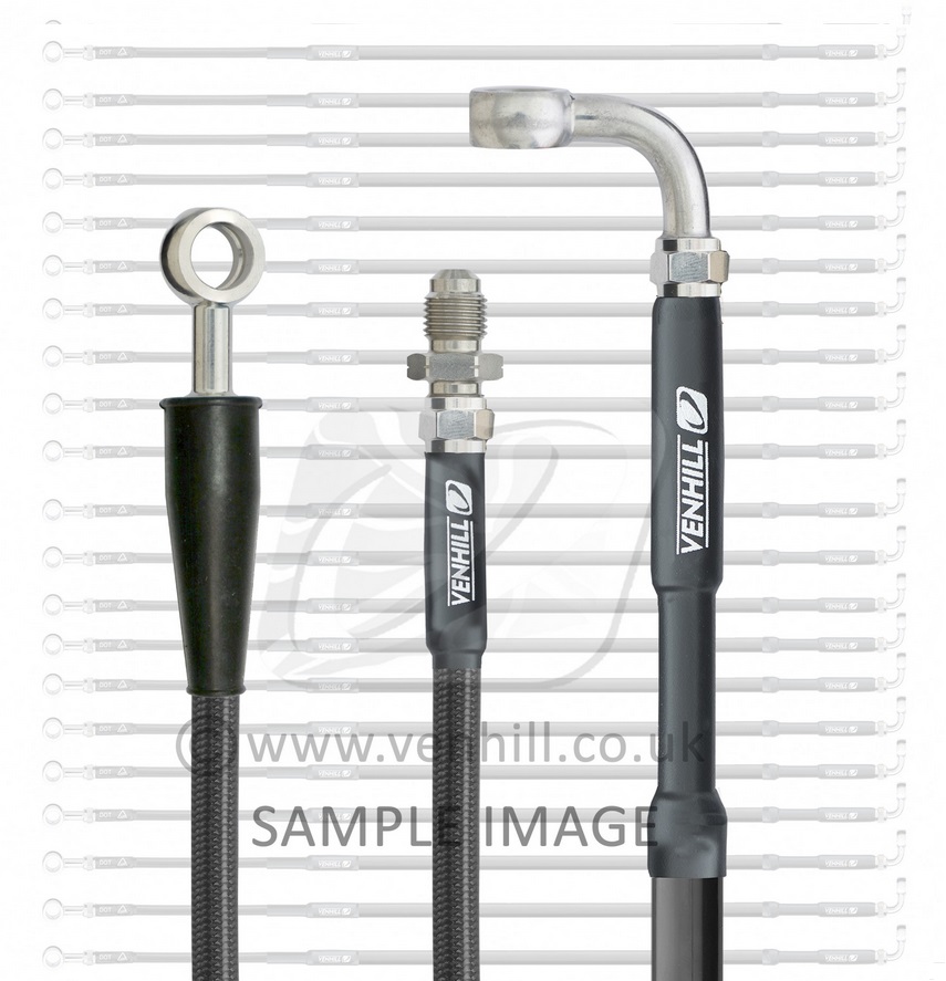 Obrázek produktu Hadice přední brzdy sada Venhill K01-1-016/P-CB Karbon K01-1-016/P-CB