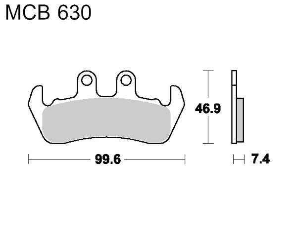 Obrázek produktu Brzdové destičky LUCAS MCB 656 SV