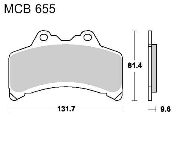 Obrázek produktu Brzdové destičky LUCAS MCB 660 SV