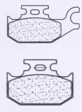 Obrázek produktu CL BRAKES Maxi Scooter Brzdové destičky ze slinutého kovu - 3090MSC