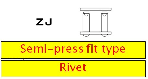 Obrázek produktu Nýtovací spojka řetězu D.I.D Chain 525ZVM-X2 ZJ 4525516134972