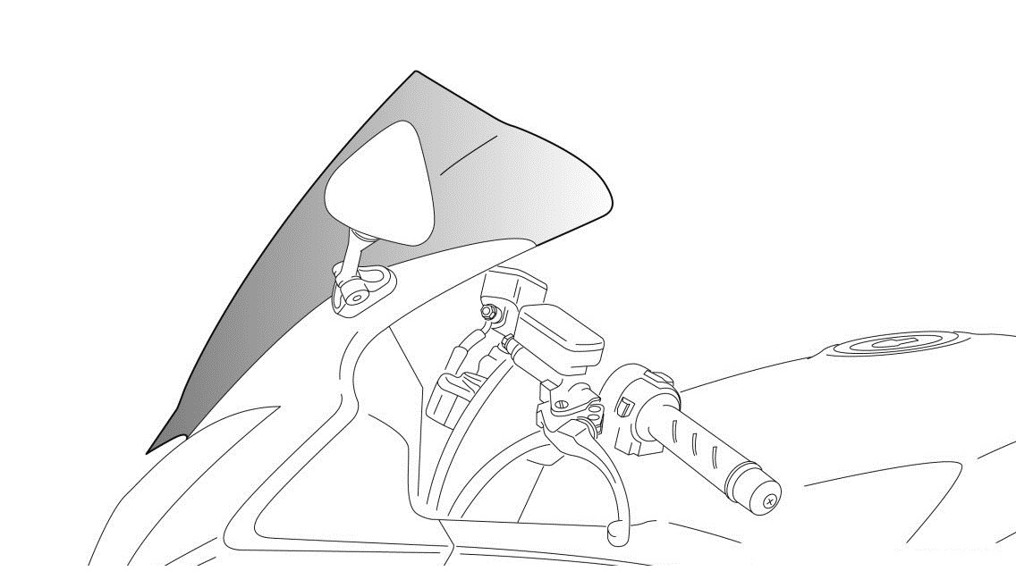 Obrázek produktu Plexi štít PUIG RACING 1346G žlutá 1346G