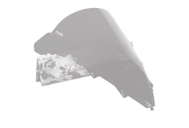 Obrázek produktu Plexi štít PUIG RACING 4935F tmavá kouřová 4935F