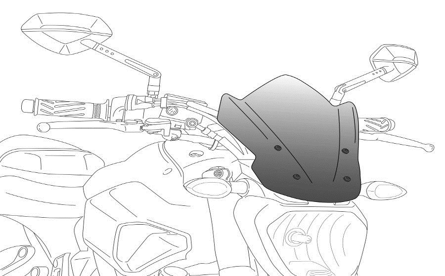 Obrázek produktu Plexi štít PUIG NEW GEN. SPORT 8920A modrá 8920A