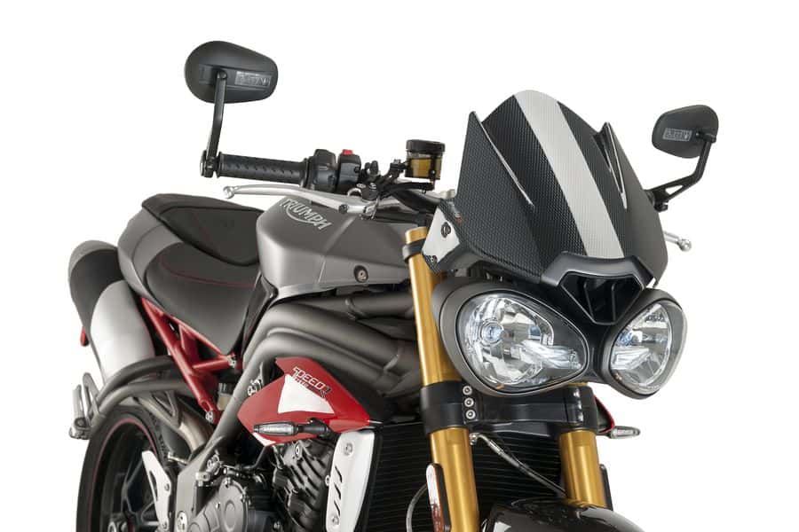 Obrázek produktu Plexi štít PUIG NEW GEN. SPORT 8929C karbonový vzhled 8929C
