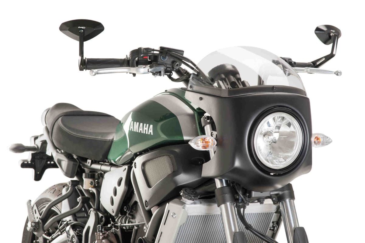 Obrázek produktu Plexi štít PUIG SEMI-FAIRING 8933W matná černá průhledný 8933W