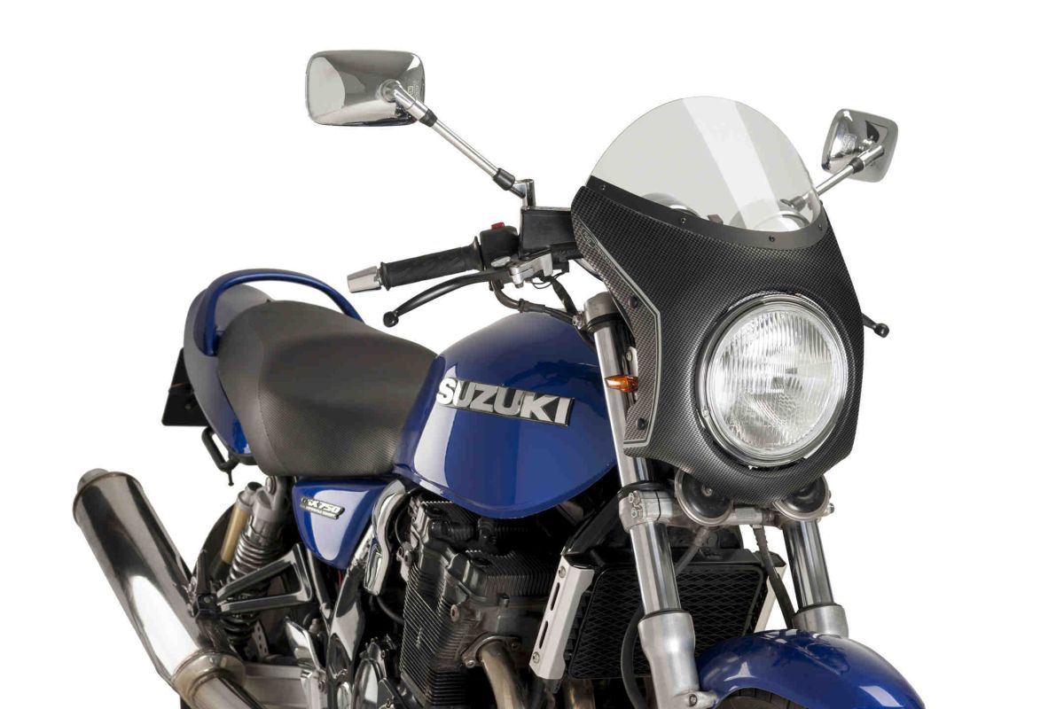 Obrázek produktu UNI plexi PUIG SEMI-FAIRING 9515H karbonový vzhled kouřová 9515H