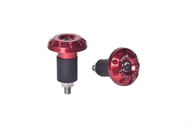 Obrázek produktu Univerzální závažíčka řidítek PUIG RACE 6222R červená D 13-18mm 6222R