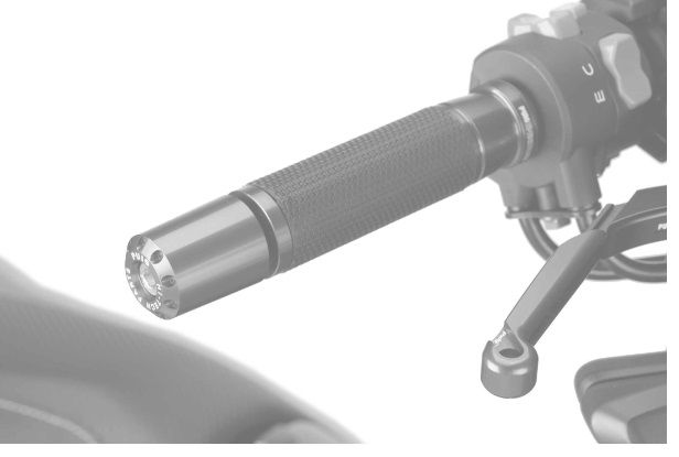 Obrázek produktu Závažíčka řidítek PUIG LONG 9537R červená 9537R