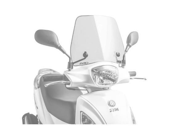 Obrázek produktu Plexi štít PUIG TRAFIC 7546W průhledný 7546W