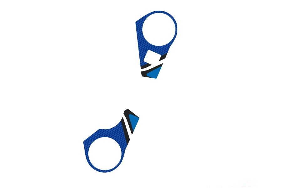 Obrázek produktu Ochranné nálepky na "brýle" PUIG RADIKAL 6915A modrá
