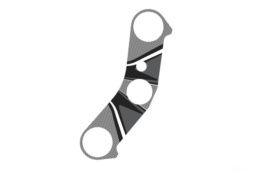 Obrázek produktu Ochranné nálepky na "brýle" PUIG RADIKAL 6929U šedá