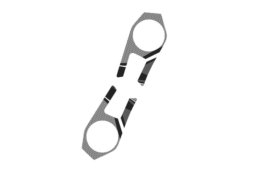 Obrázek produktu Ochranné nálepky na "brýle" PUIG RADIKAL 6948U šedá