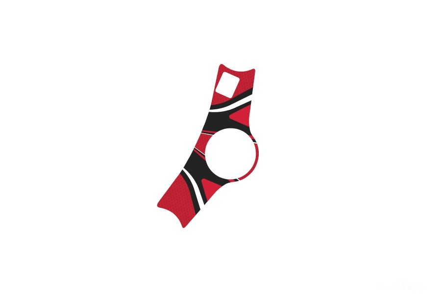 Obrázek produktu Ochranné nálepky na "brýle" PUIG RADIKAL 6972R červená 6972R