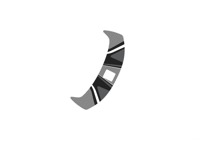 Obrázek produktu Ochranné nálepky na "brýle" PUIG RADIKAL 6991U šedá 6991U