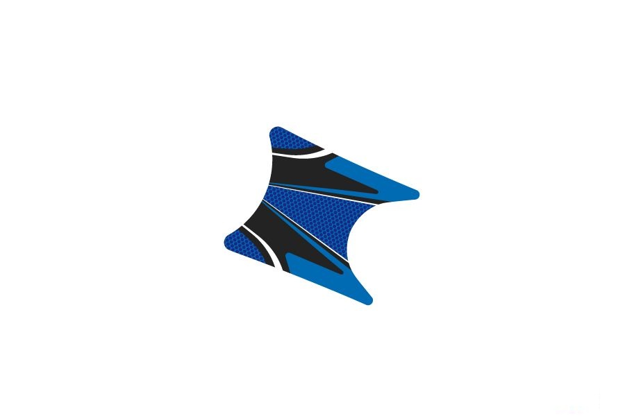 Obrázek produktu Ochranné nálepky na "brýle" PUIG RADIKAL 7327A modrá