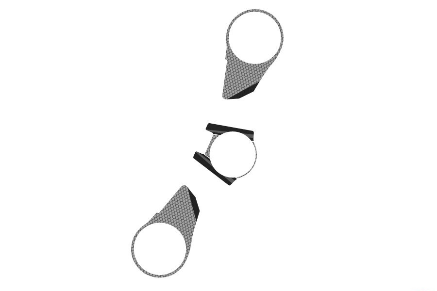 Obrázek produktu Ochranné nálepky na "brýle" PUIG RADIKAL 9172U šedá