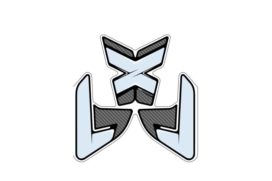 Obrázek produktu Tankpad PUIG SPECIFIC 9294C karbonový vzhled s boční částí 9294C