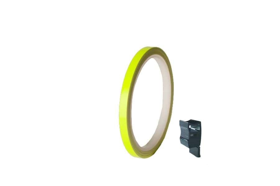 Obrázek produktu Linka na ráfek PUIG 4542G fluorescentní žlutá 7mm x 6m (s aplikátorem) 4542G