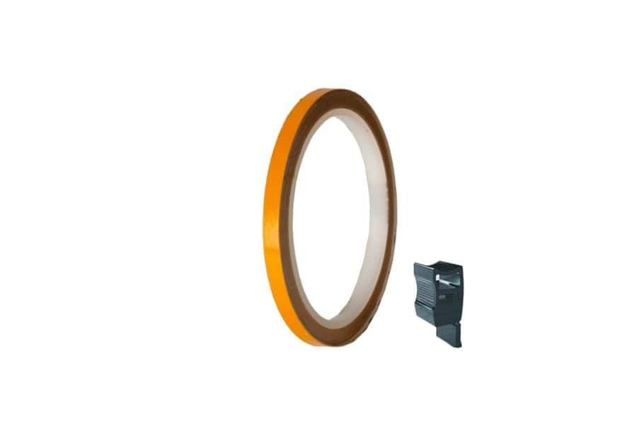 Obrázek produktu Linka na ráfek PUIG 4542O reflexní žlutá 7mm x 6m (s aplikátorem) 4542O