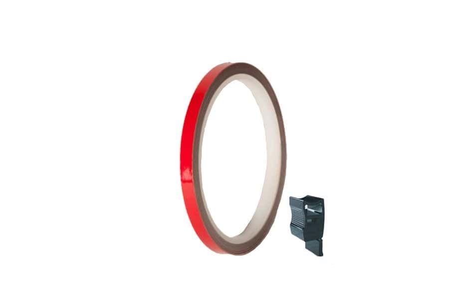 Obrázek produktu Linka na ráfek PUIG 4542R reflexní červená 7mm x 6m (s aplikátorem) 4542R