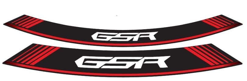 Obrázek produktu Linka na ráfek PUIG GSR 5989R červená linky na ráfek - sada 8ks 5989R