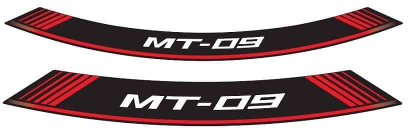 Obrázek produktu Linka na ráfek PUIG MT-09 9135R červená linky na ráfek - sada 8ks 9135R