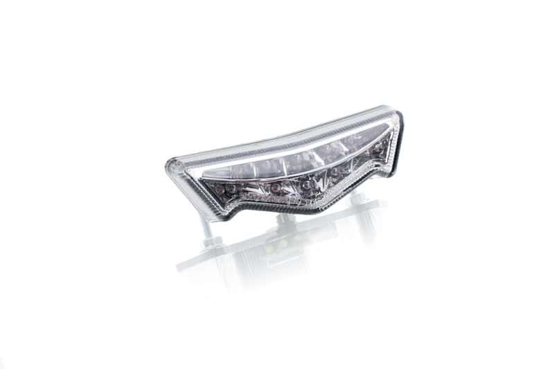 Obrázek produktu Zadní brzdové světlo PUIG SMILE II (83 x 20 mm) 6493W čiré sklíčko s osvětlením SPZ 6493W