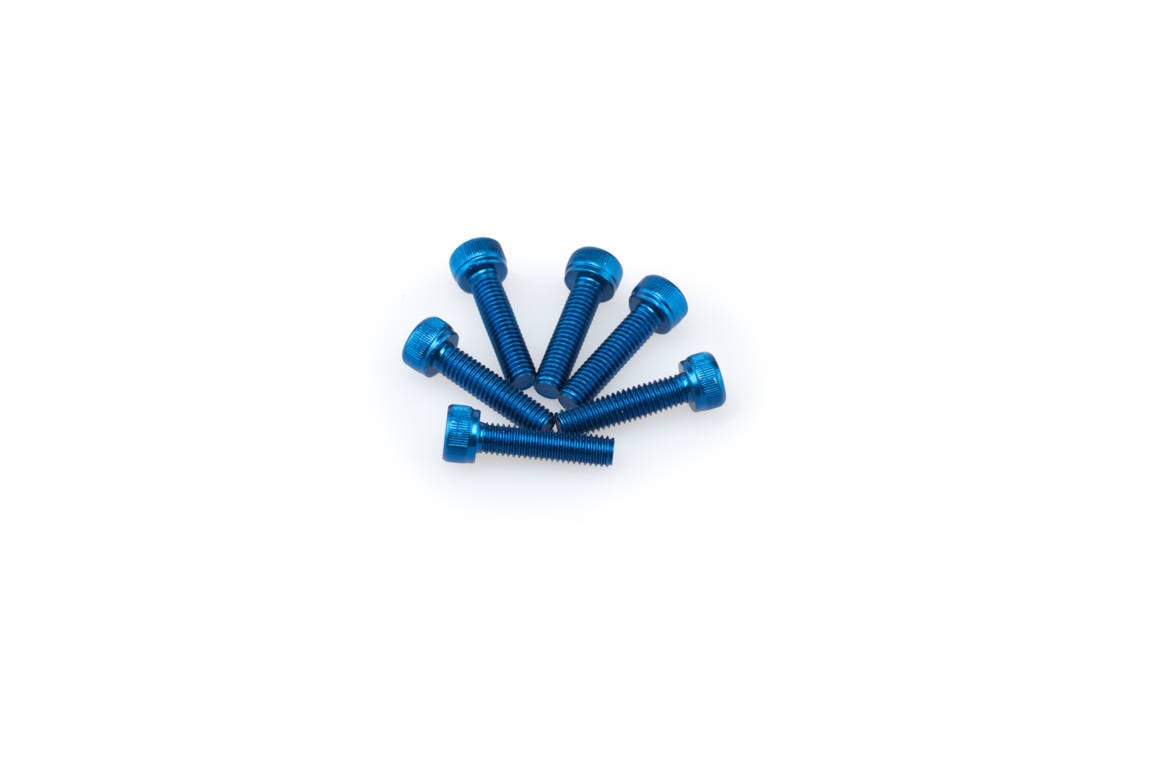Obrázek produktu Šrouby PUIG ANODIZED 0147A modrá M5 x 20mm (6ks) 0147A