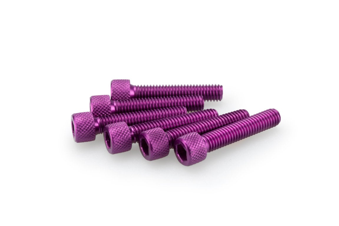 Obrázek produktu Šrouby PUIG ANODIZED 0258L fialová M6 x 30mm (6ks) 0258L