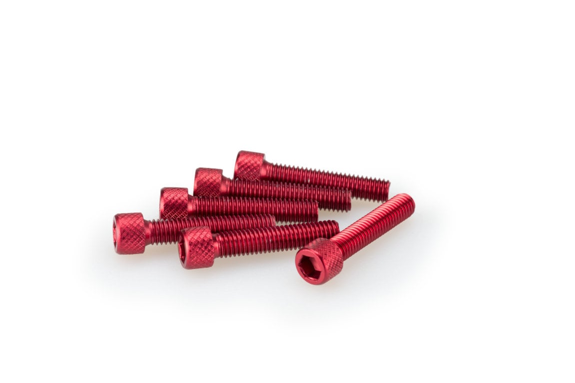 Obrázek produktu Šrouby PUIG ANODIZED 0258R červená M6 x 30mm (6ks) 0258R