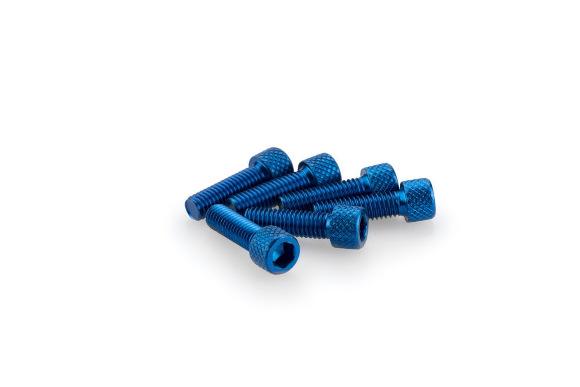 Obrázek produktu Šrouby PUIG ANODIZED 0364A modrá M6 x 20mm (6ks) 0364A