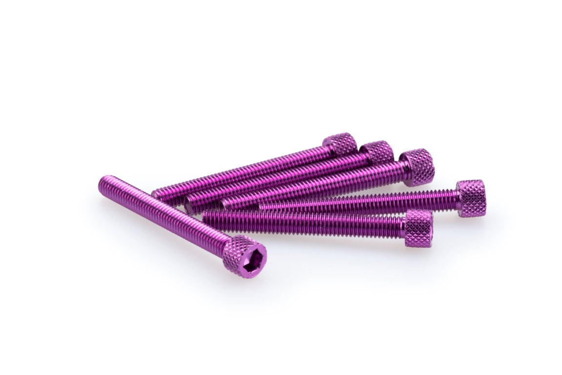 Obrázek produktu Šrouby PUIG ANODIZED 0421L fialová M6 x 50mm (6ks) 0421L